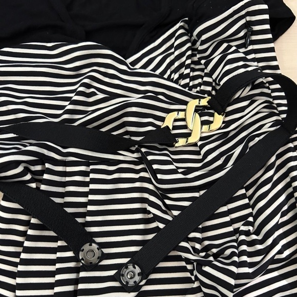 BCBGMAXAZRIA Belted Black & White Stripe Dress
Size 8 - Picture 8 of 12